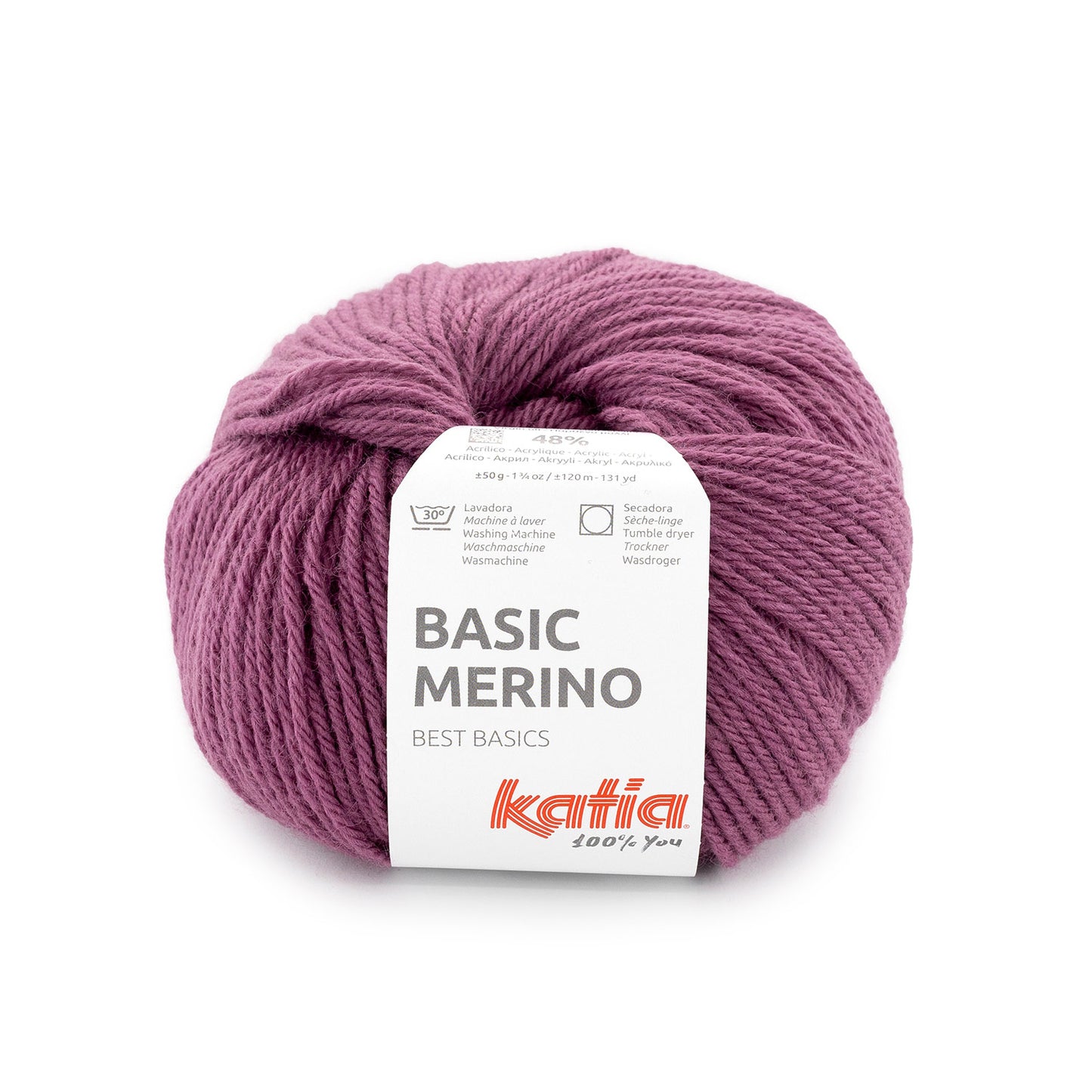 Katia Basic Merino Raspberry (105)