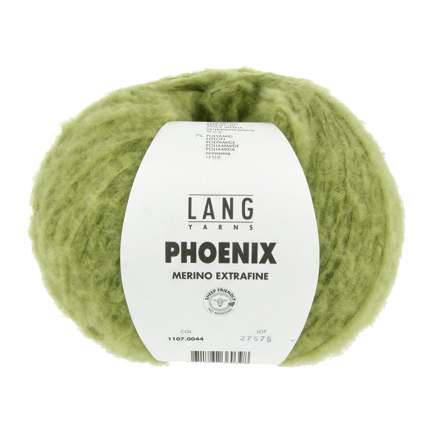 Lang Yarns Phoenix Merino Extrafine Lime Green (0044)