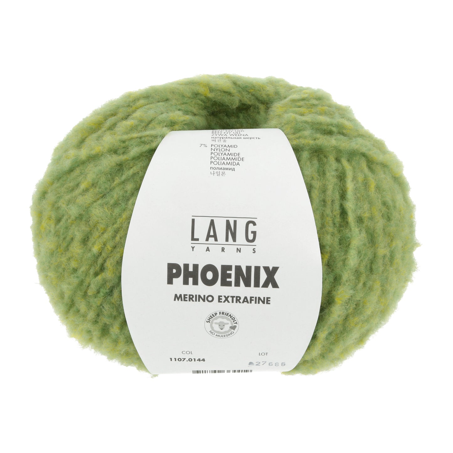 Lang Yarns Phoenix Merino Extrafine Apple Green (0144)