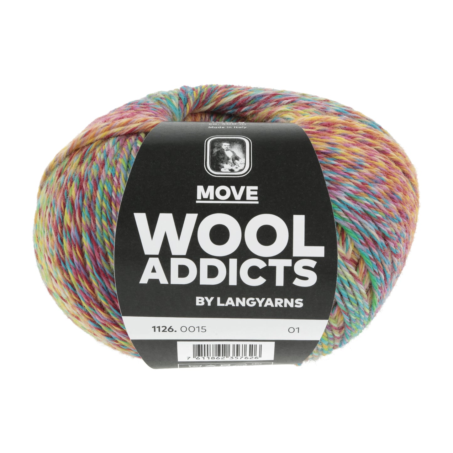 Lang Yarns Wool Addicts Move Rainbow (0015)