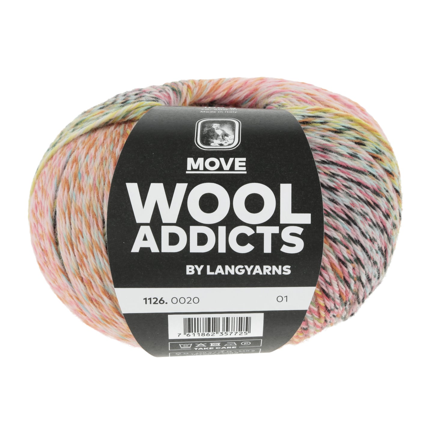 Lang Yarns Wool Addicts Move Candyfloss (0020)