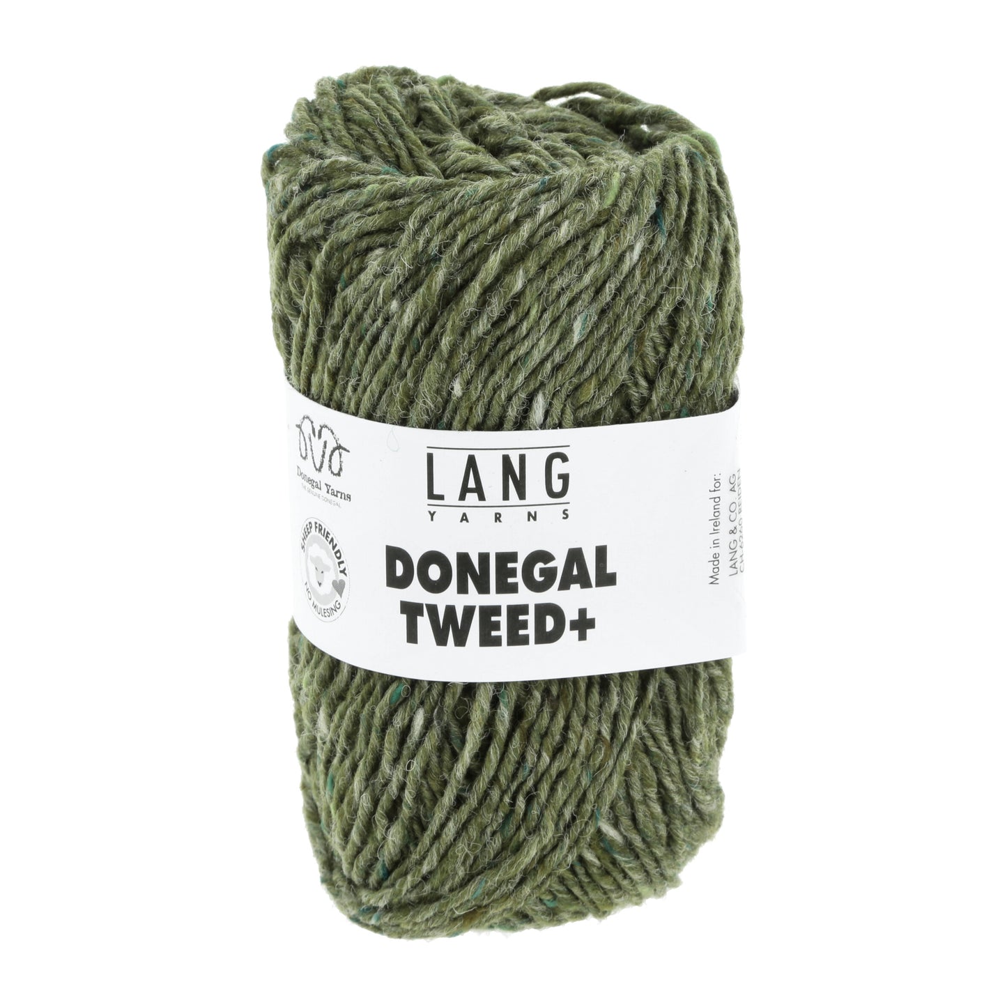 Lang Yarns Donegal Tweed+ Avocado (0017)