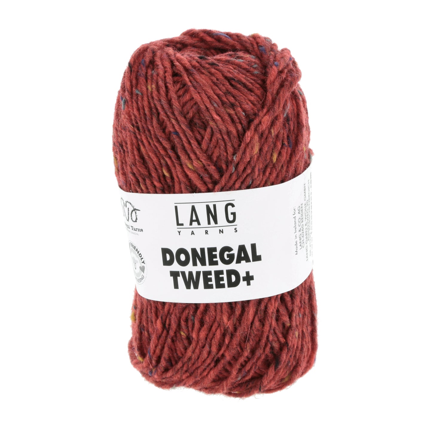 Lang Yarns Donegal Tweed+ Red (0060)