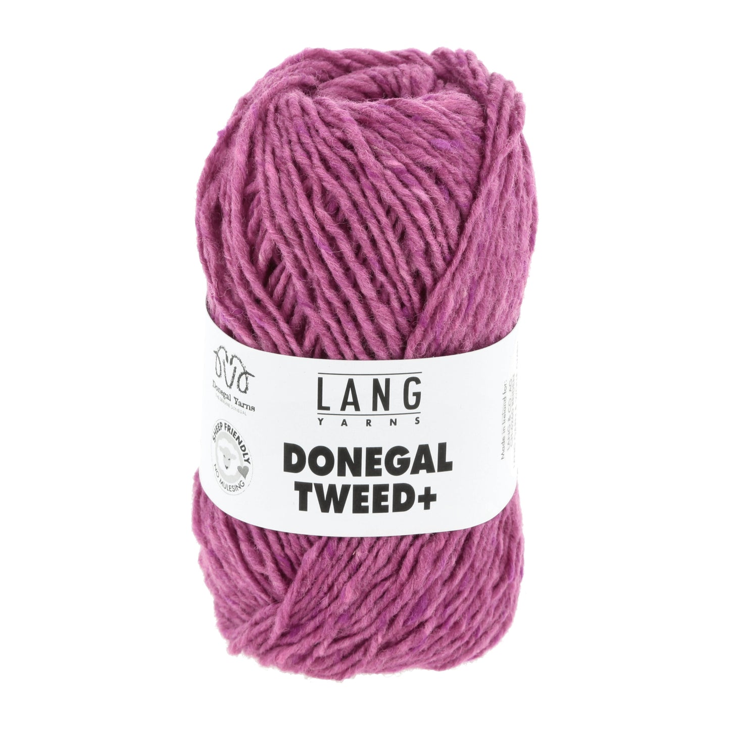 Lang Yarns Donegal Tweed+ Fuchsia (0065)
