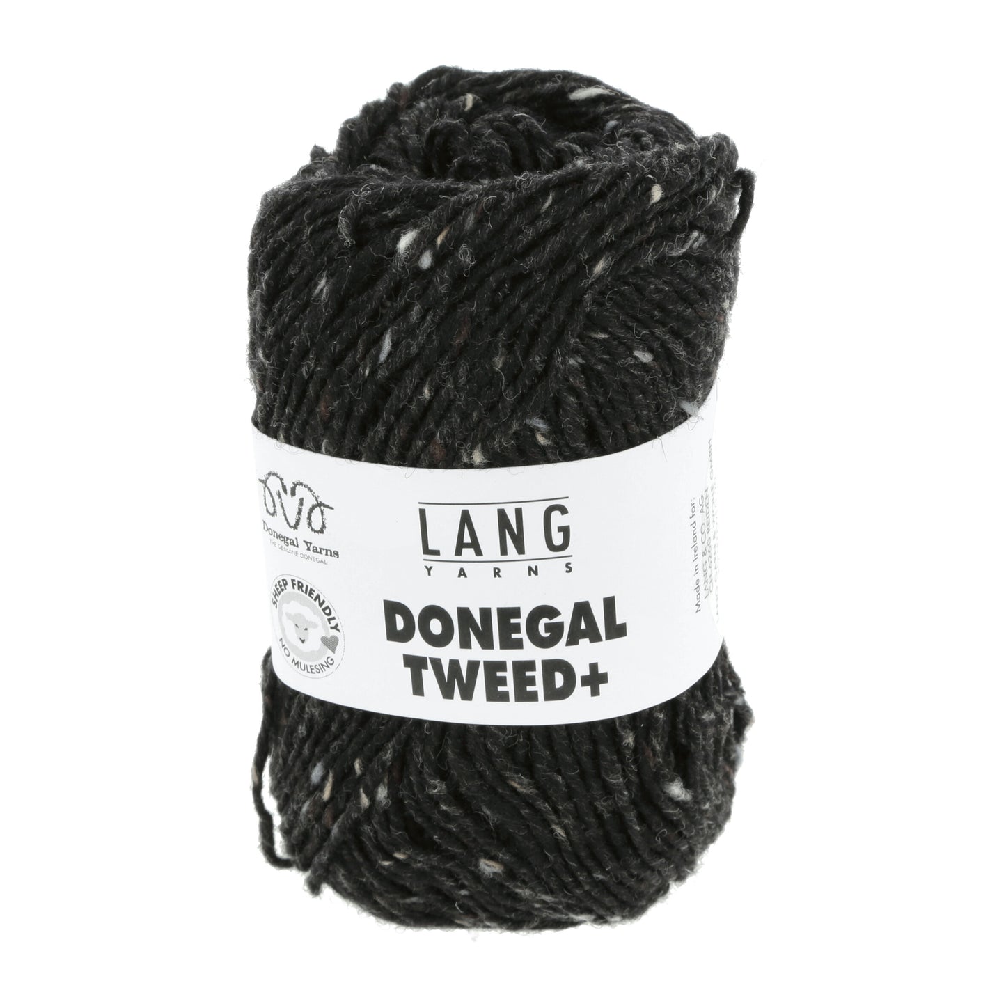 Lang Yarns Donegal Tweed+ Black (0070)