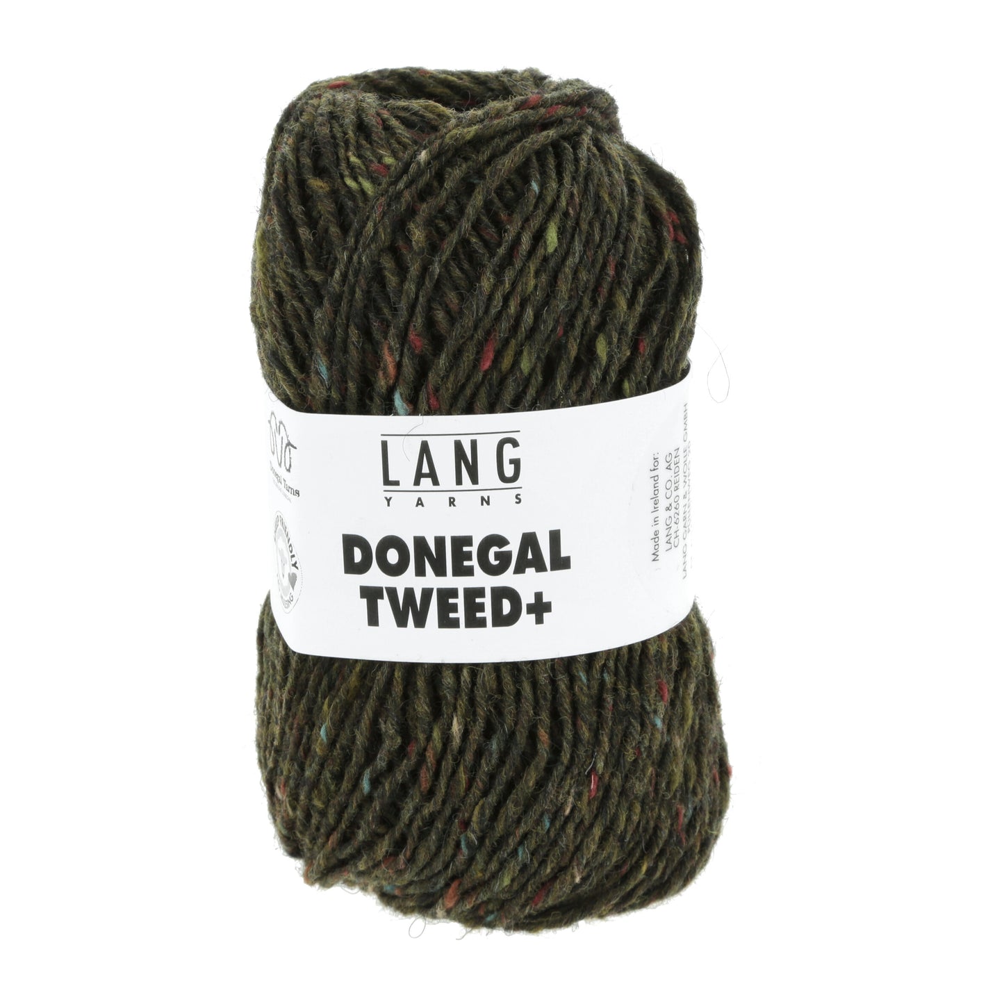 Lang Yarns Donegal Tweed+ Army (0098)
