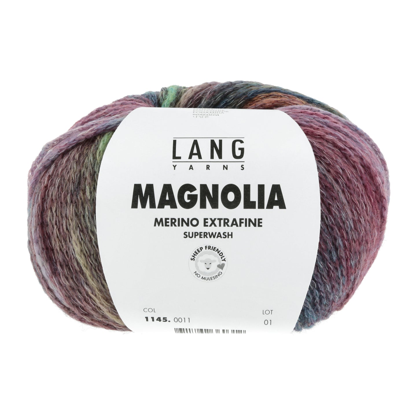 Lang Yarns Magnolia Superwash Merino Extrafine Shadow (0011)