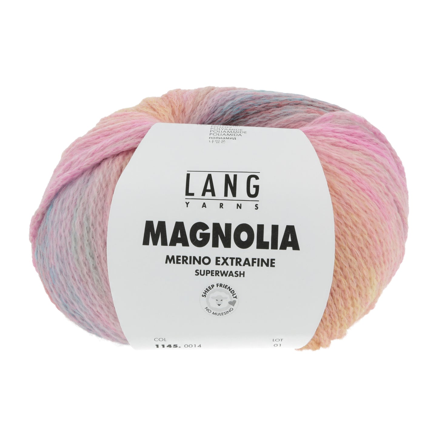 Lang Yarns Magnolia Superwash Merino Extrafine Candyfloss (0014)