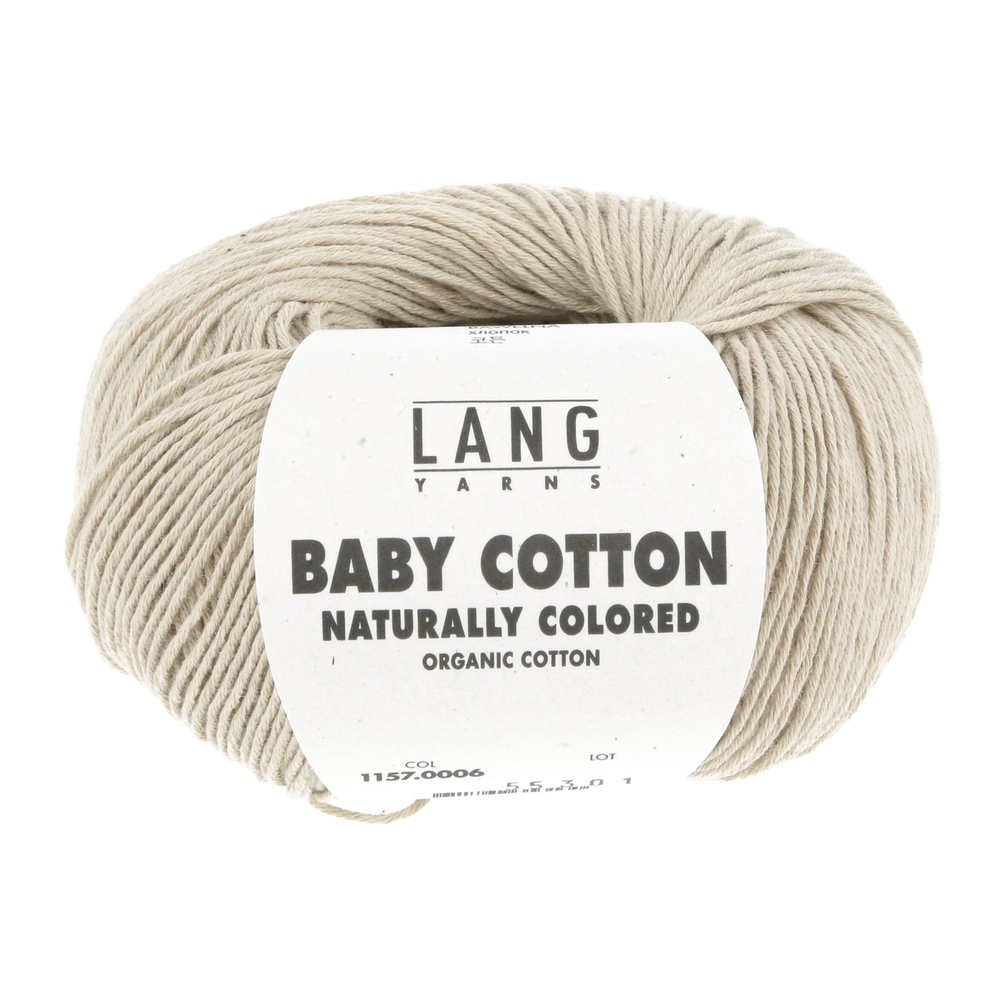 Lang Yarns Baby Cotton Naturally Colored Bone (0006)