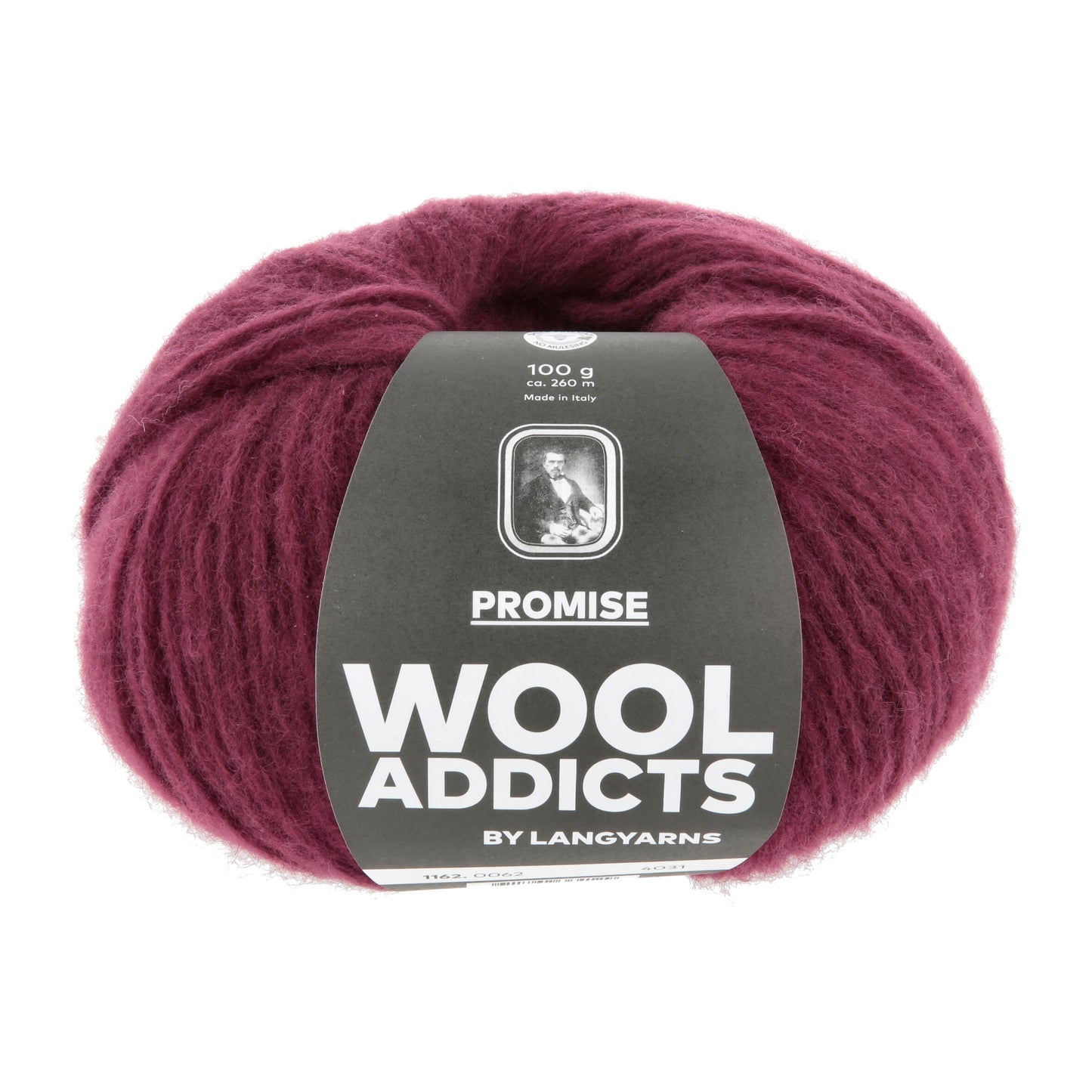 Lang Yarns Wool Addicts Promise Bordeaux (0062)