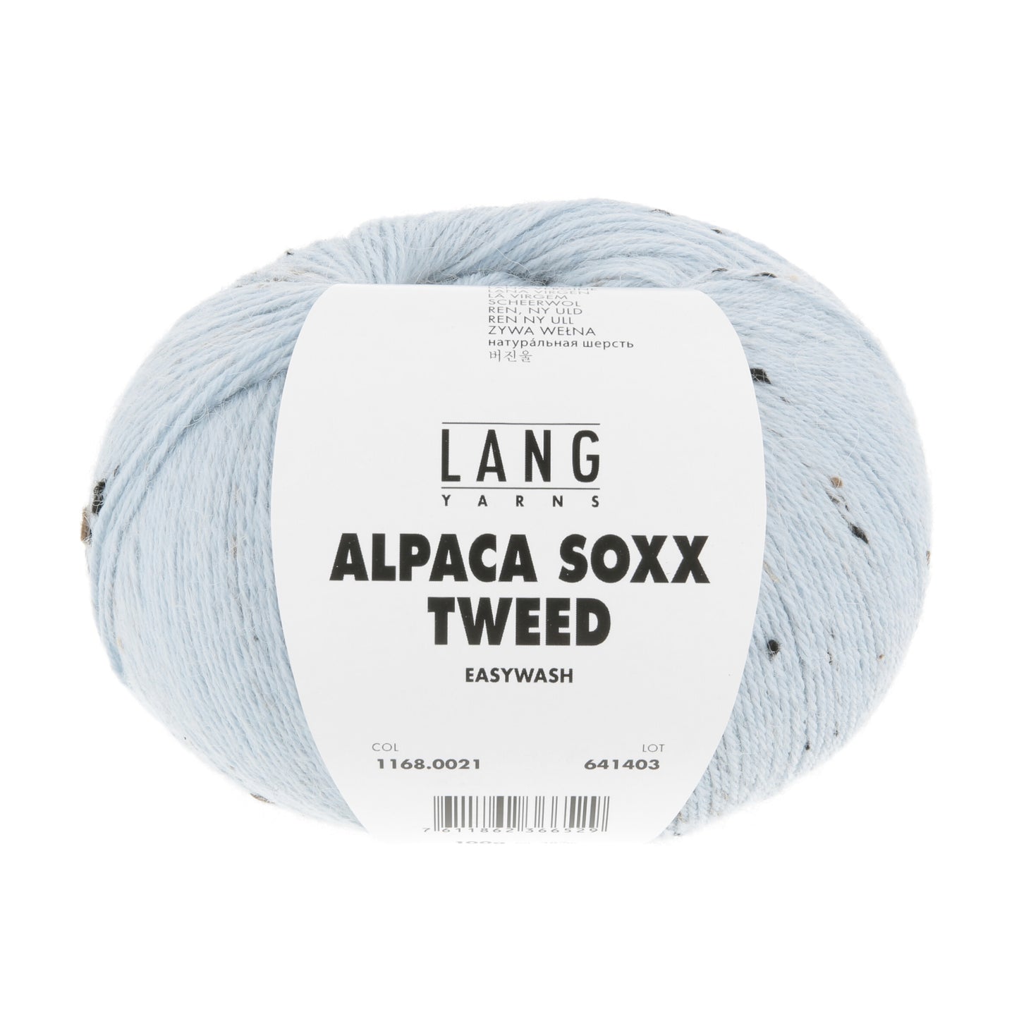 Lang Yarns Alpaca Soxx Tweed Blue (1168.0021)