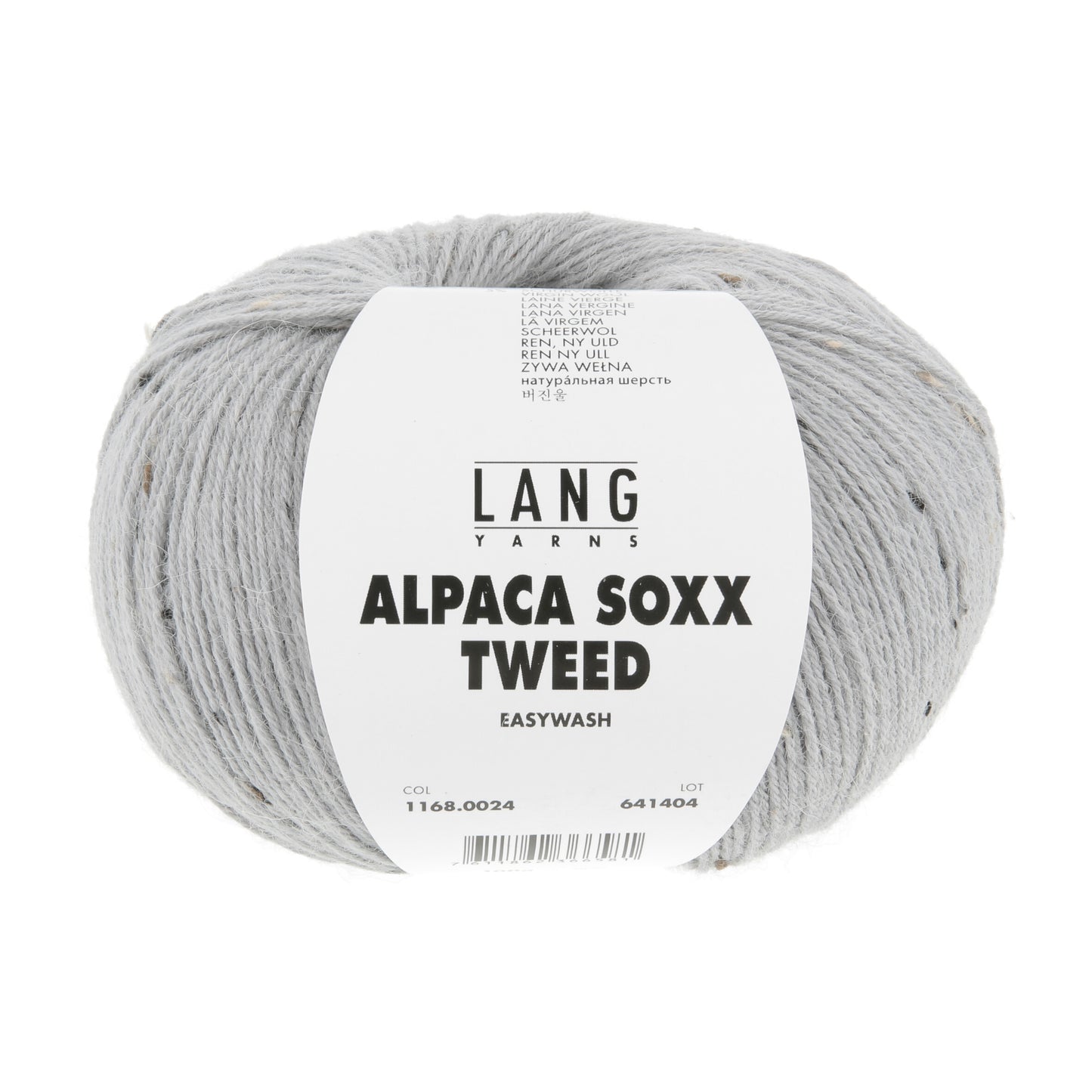 Lang Yarns Alpaca Soxx Tweed Mouse Grey (1168.0024)