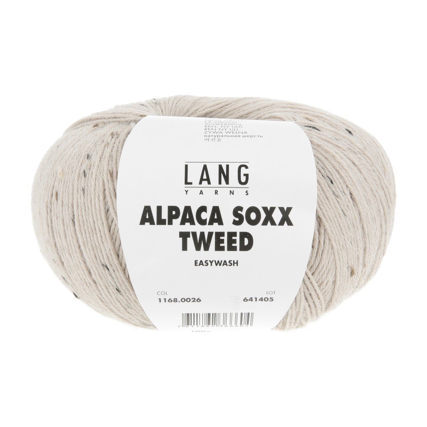 Lang Yarns Alpaca Soxx Tweed Linen (1168.0026)