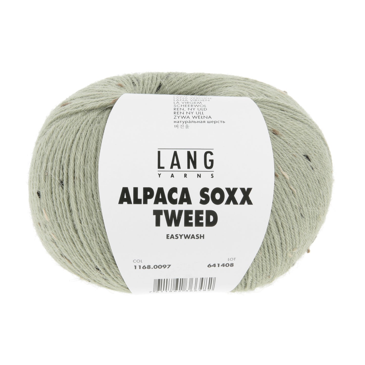 Lang Yarns Alpaca Soxx Tweed Green (1168.0097)