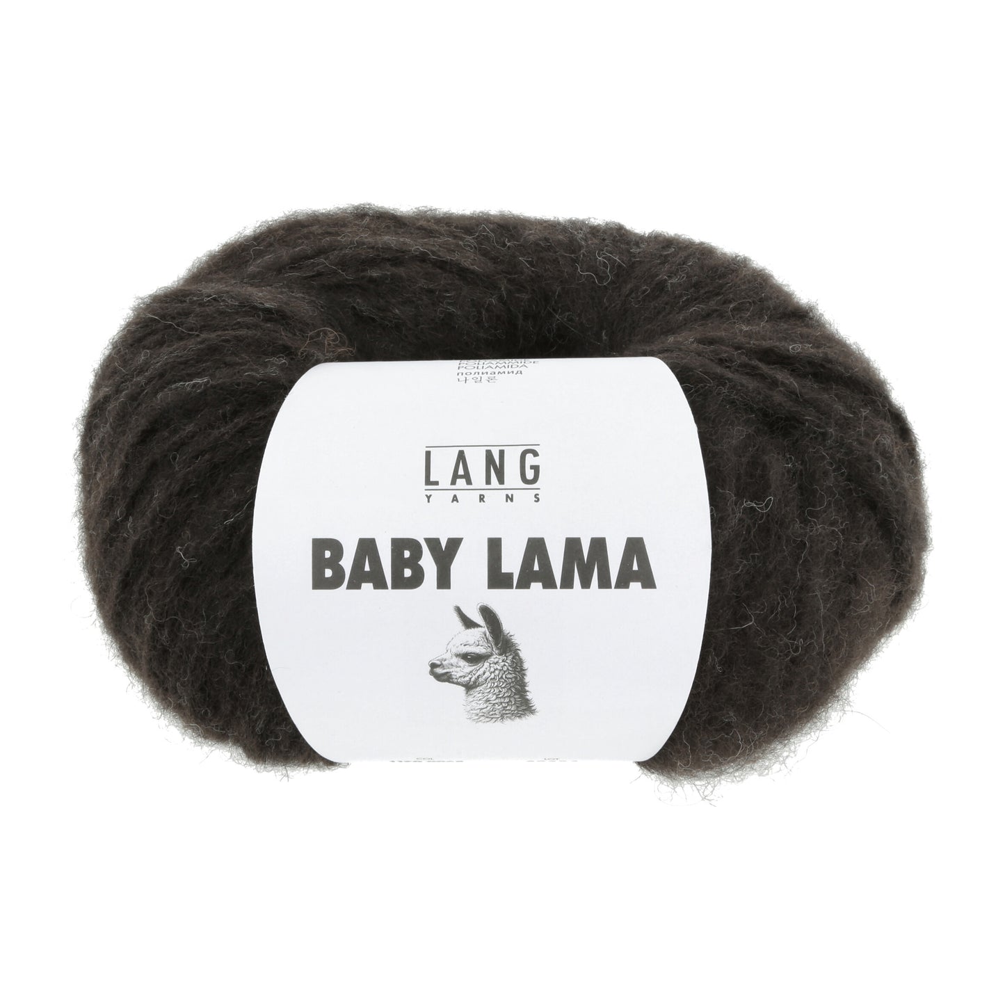 Lang Yarns Baby Lama Bitter Chocolade (0068)