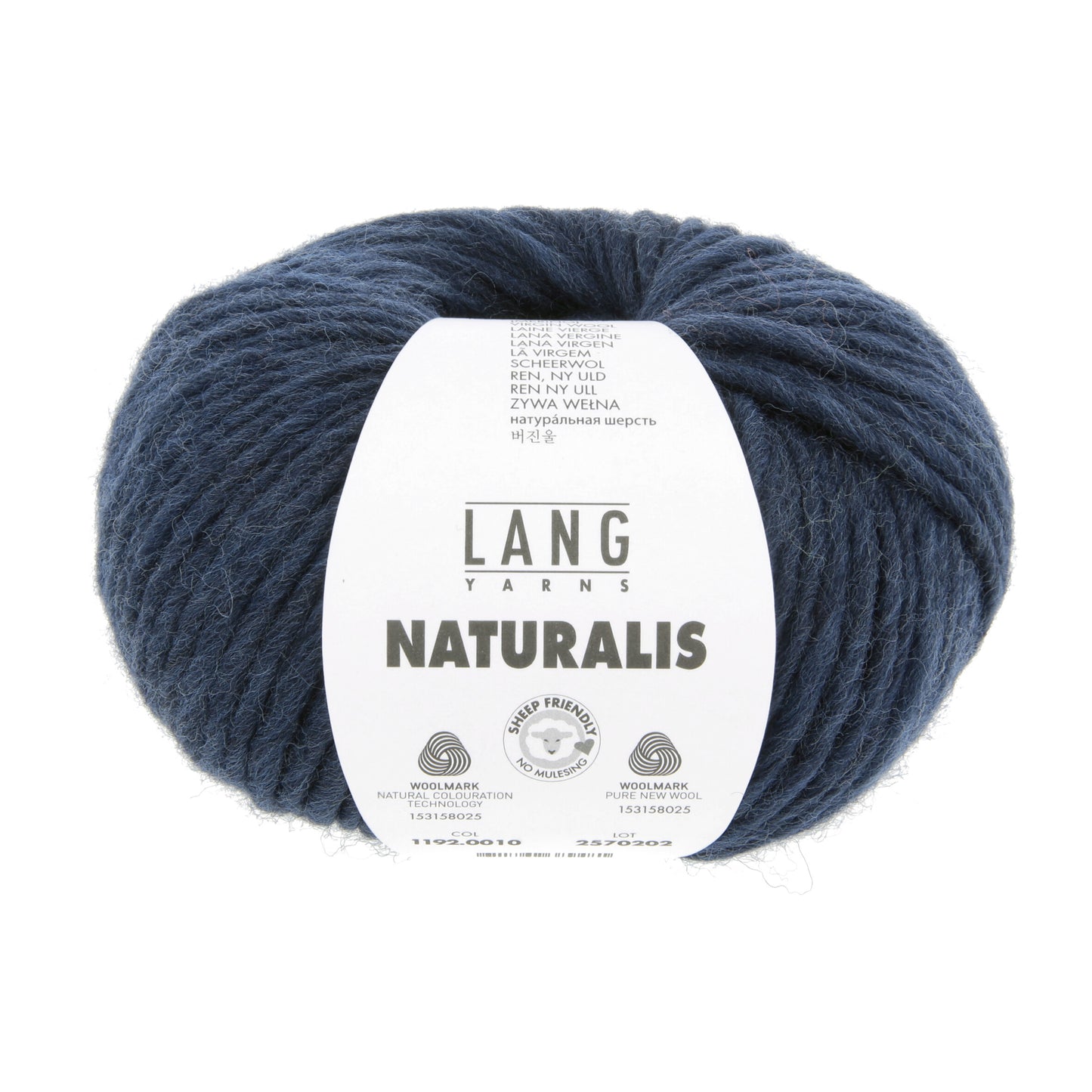 Lang Yarns Naturalis Navy (0010)