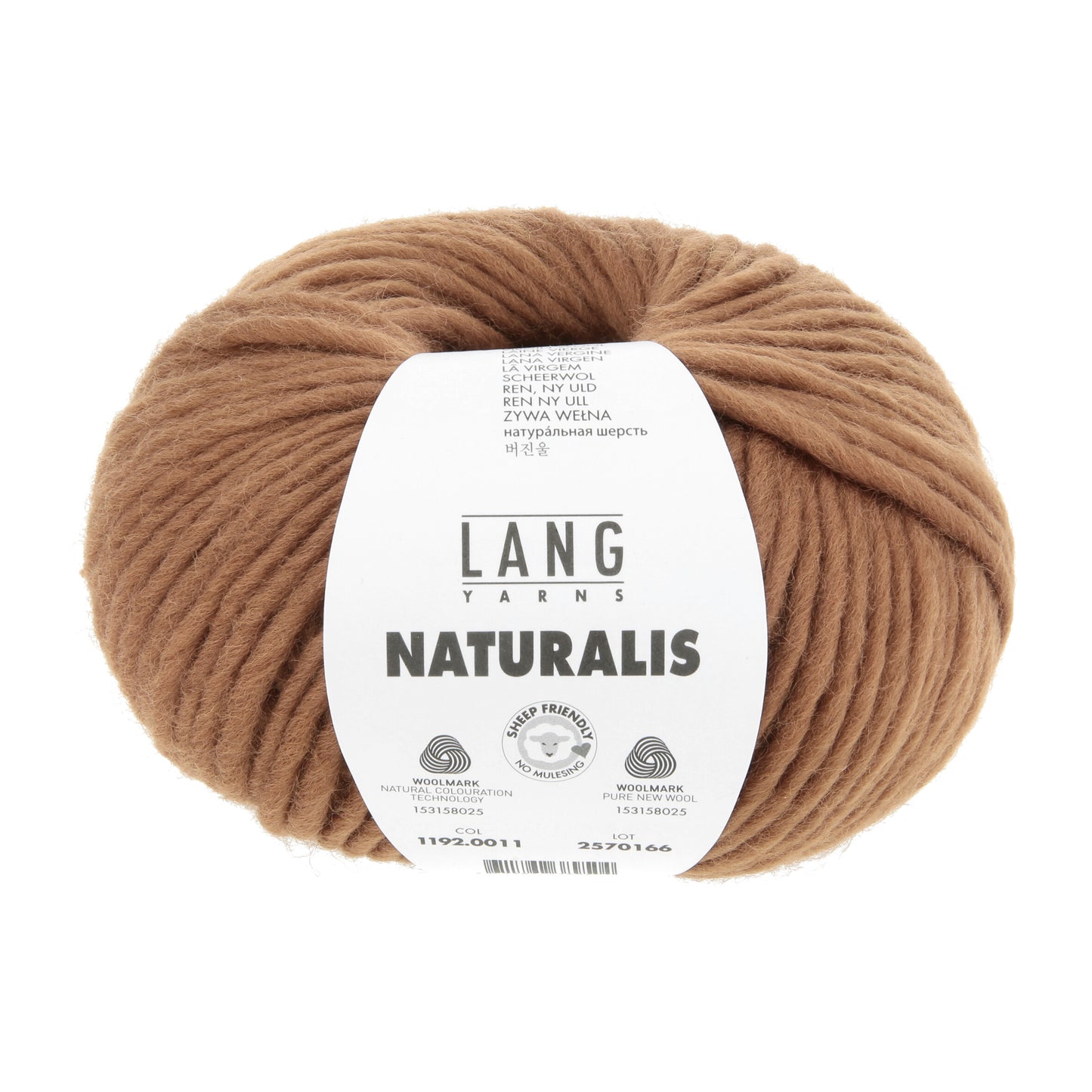Lang Yarns Naturalis Chocolat (0011)
