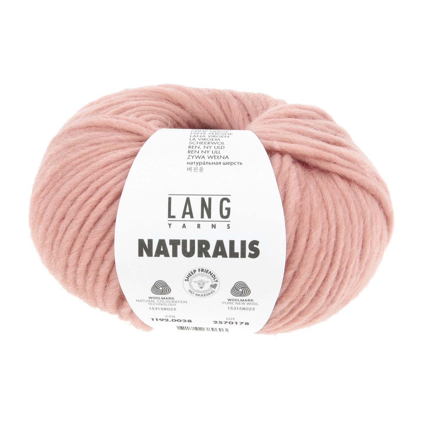 Lang Yarns Naturalis Blush (0028)