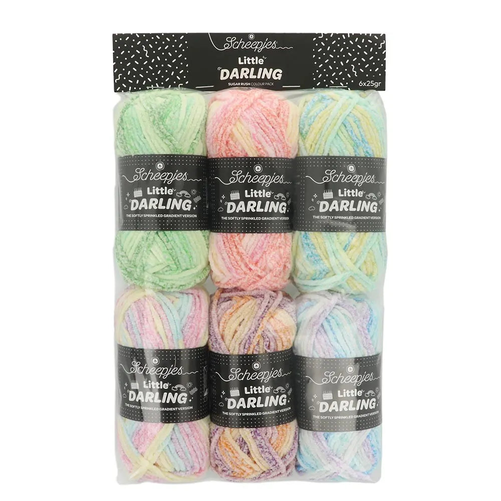 Scheepjes Little Darling Sprinkled Gradient 6x25 g (Sugar Rush)
