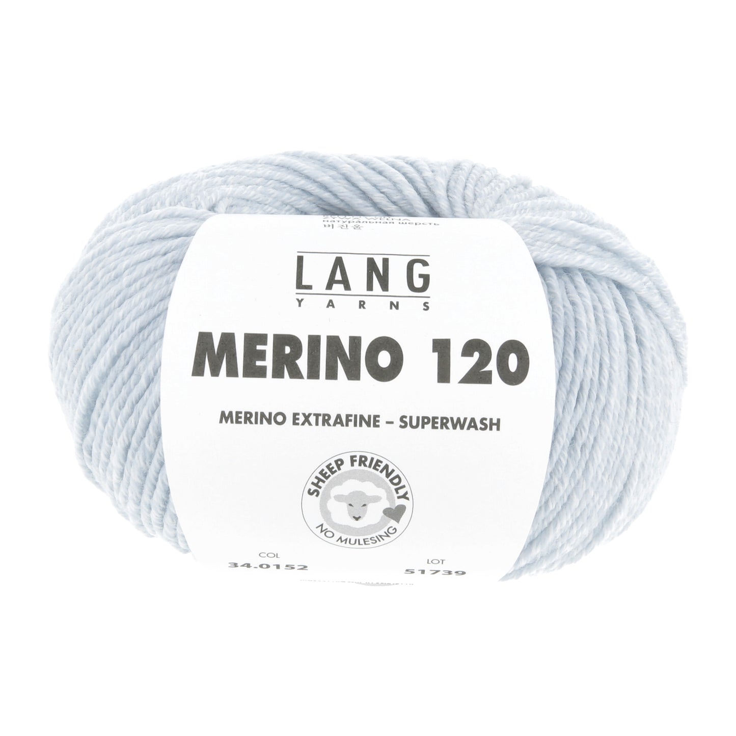 Lang Yarns Merino 120 Cloudy (34.0152)
