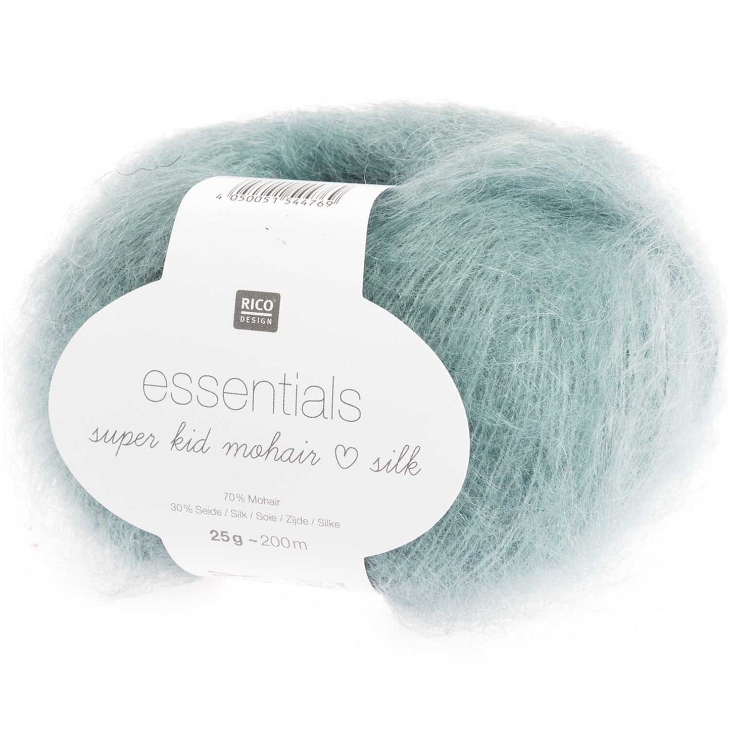 Rico Design Essentials Super Kid Mohair Loves Silk Blue Grey (006)
