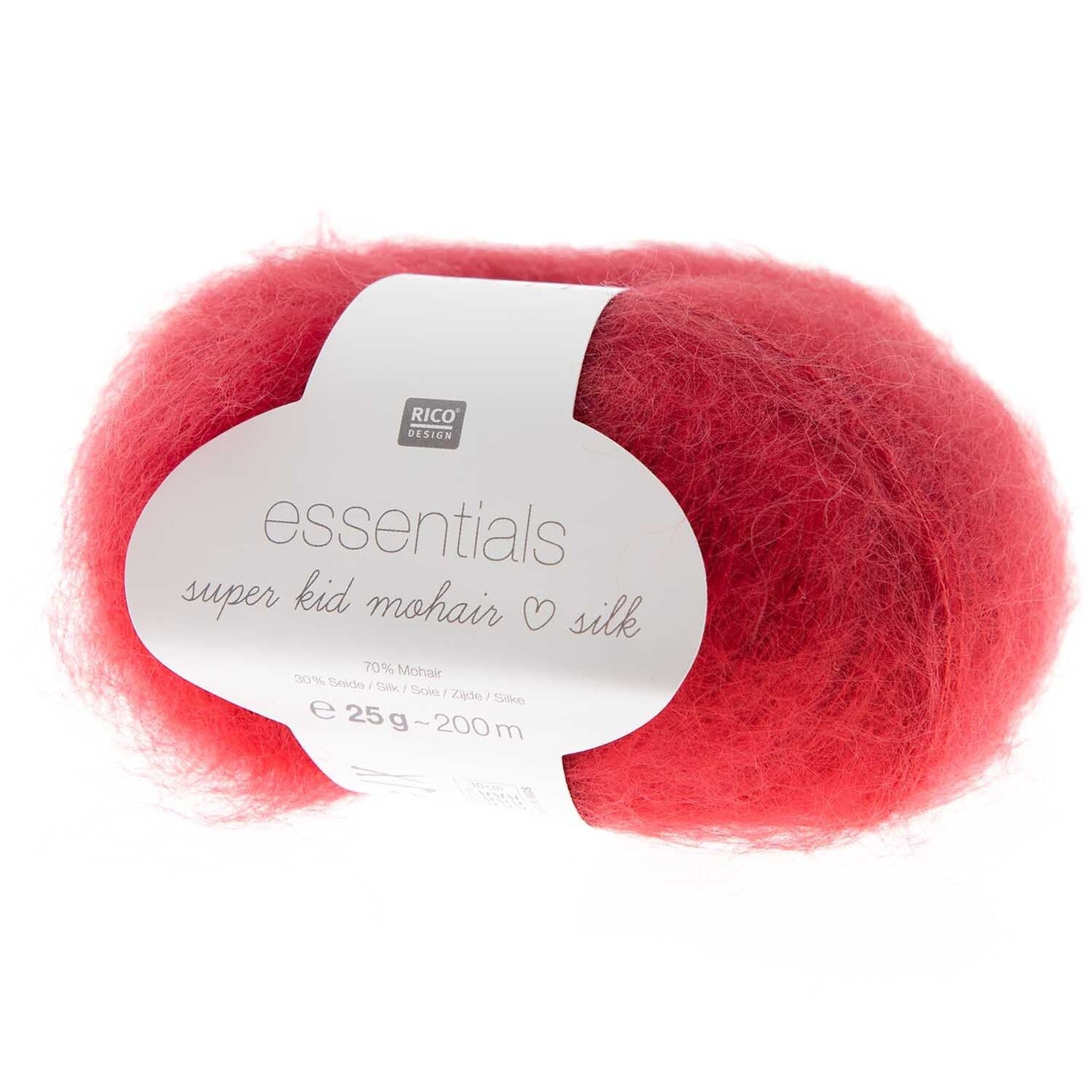 Rico Design Essentials Super Kid Mohair Loves Silk Scarlet (039)