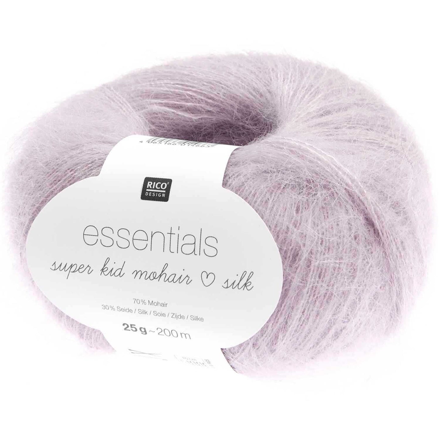 Rico Design Essentials Super Kid Mohair Loves Silk Lilac (057)