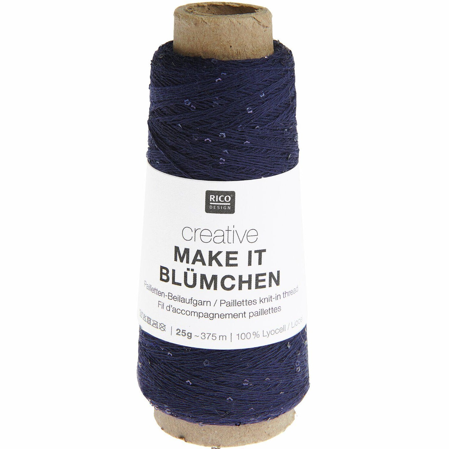 Rico Design Creative Make It Blümchen Navy (015)