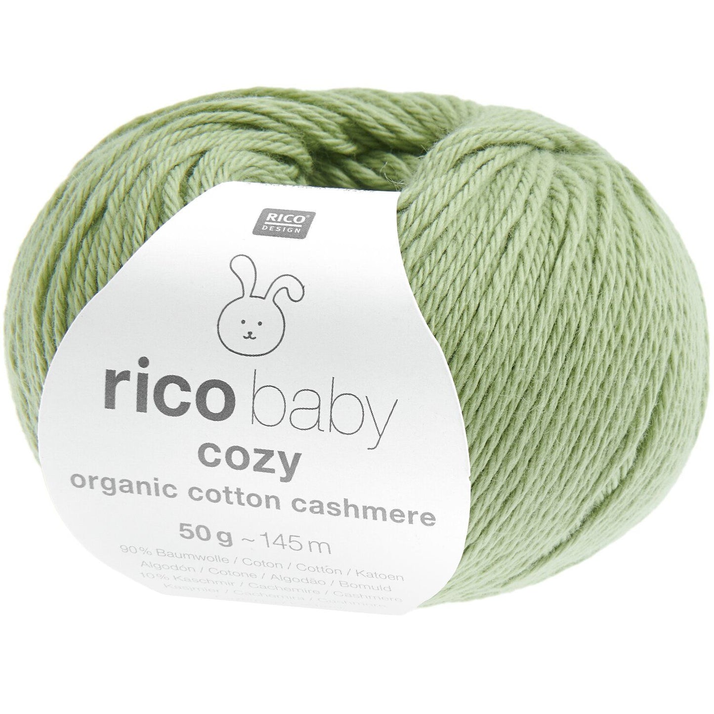 Rico Design Baby Cozy Organic Cotton Cashmere Spring Green (011)