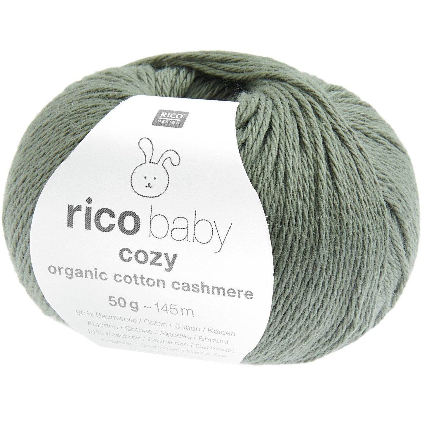 Rico Design Baby Cozy Organic Cotton Cashmere Olive (012)