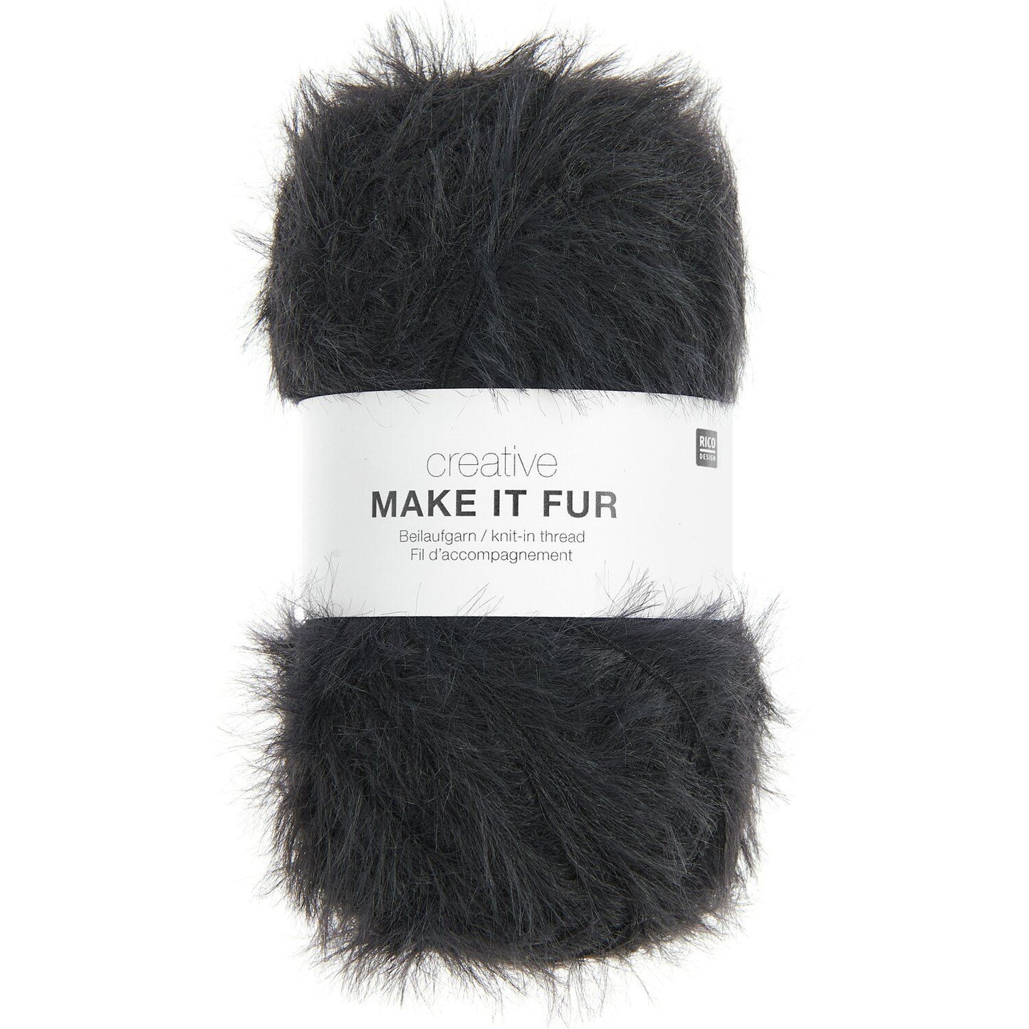 Rico Design Make it Fur Black (008)
