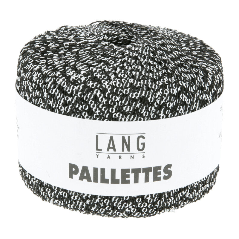 Lang Yarns Paillettes Black & White (0204)
