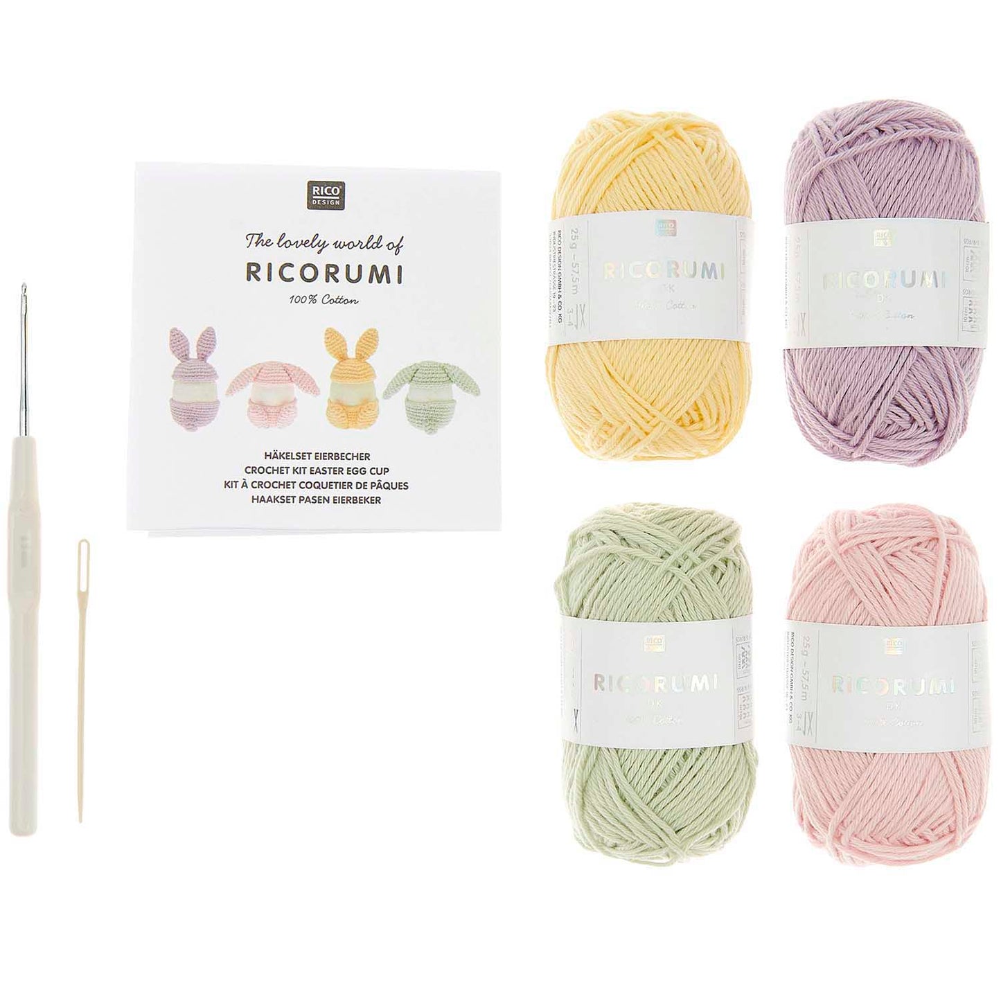 Ricorumi Haakset "The lovely world" Pasen Eierbeke