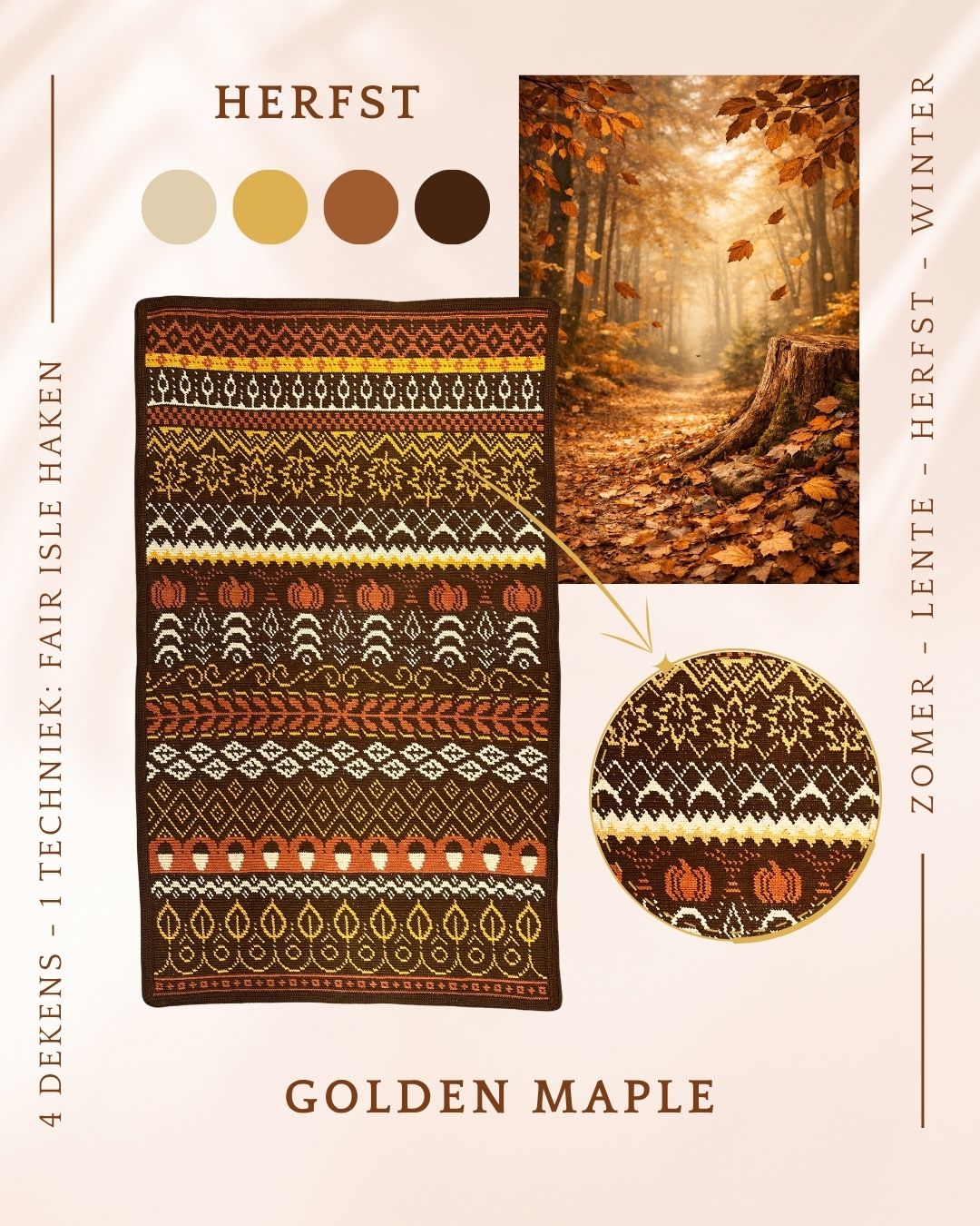 GOLDEN MAPLE 4 Seizoenen CAL-Pakket – Mosaic Fair Isle Edition 2026
