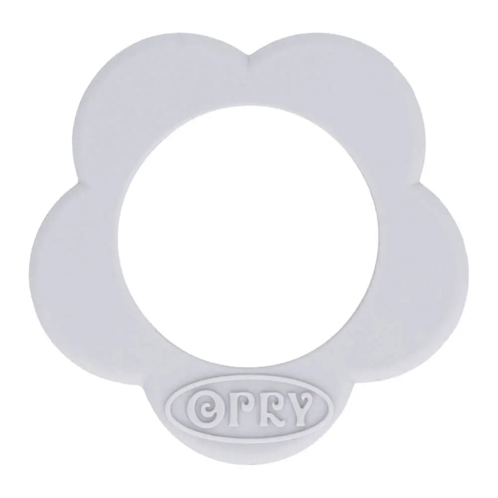 Opry Siliconen bijtring bloem 006 - 40 mm