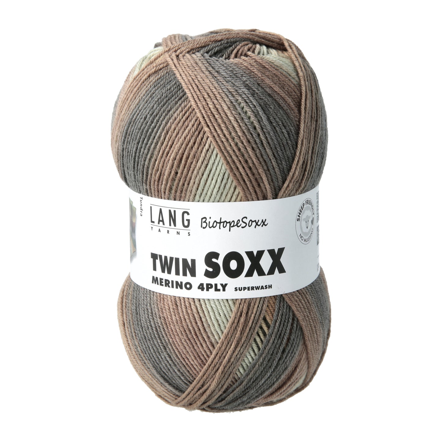Lang Yarns Twin Soxx Merino 4 Ply BiotopeSoxx Tundra (0553)
