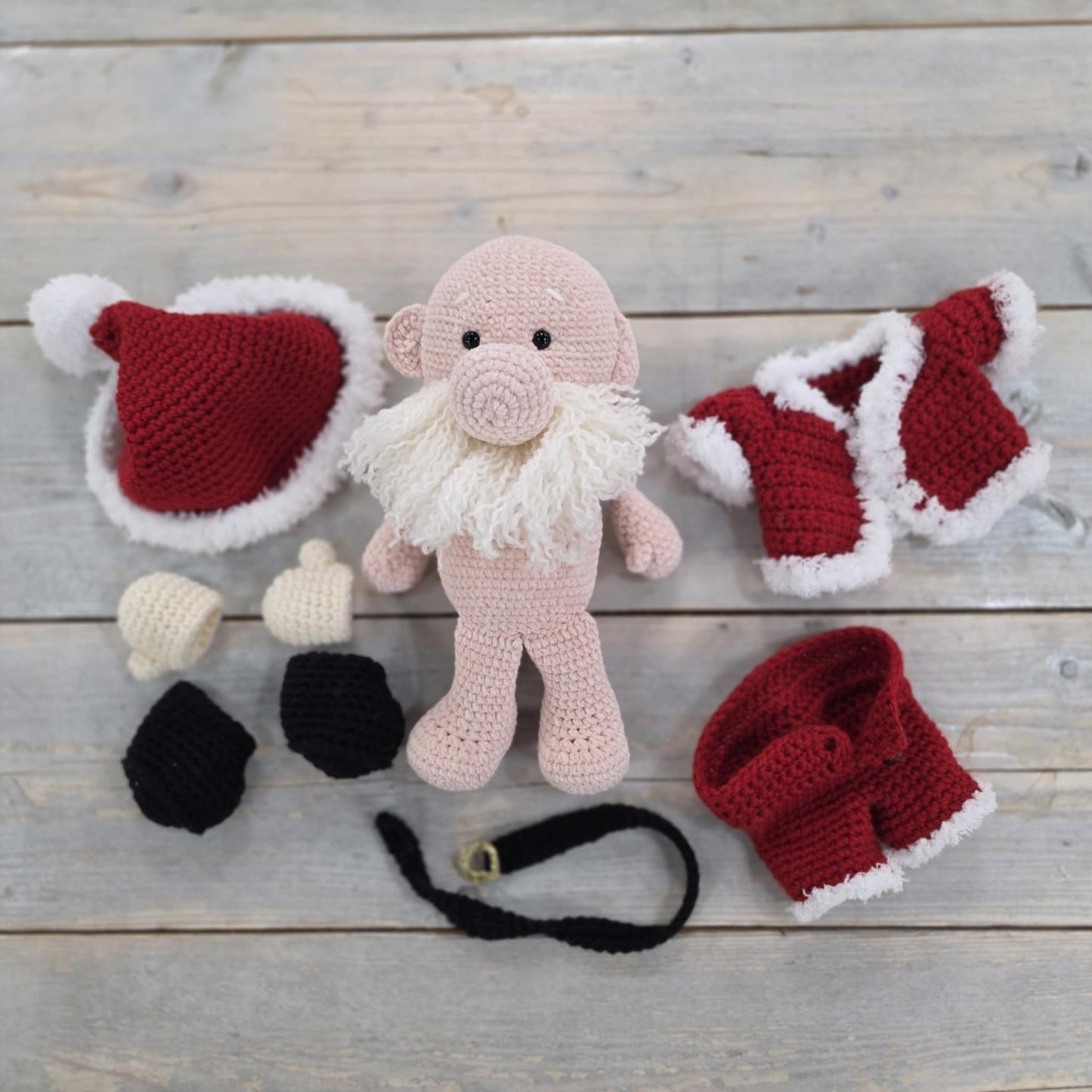 Aankleed tomte Santa (Mr. Christmas Presents: Het magische kersthaakboek)