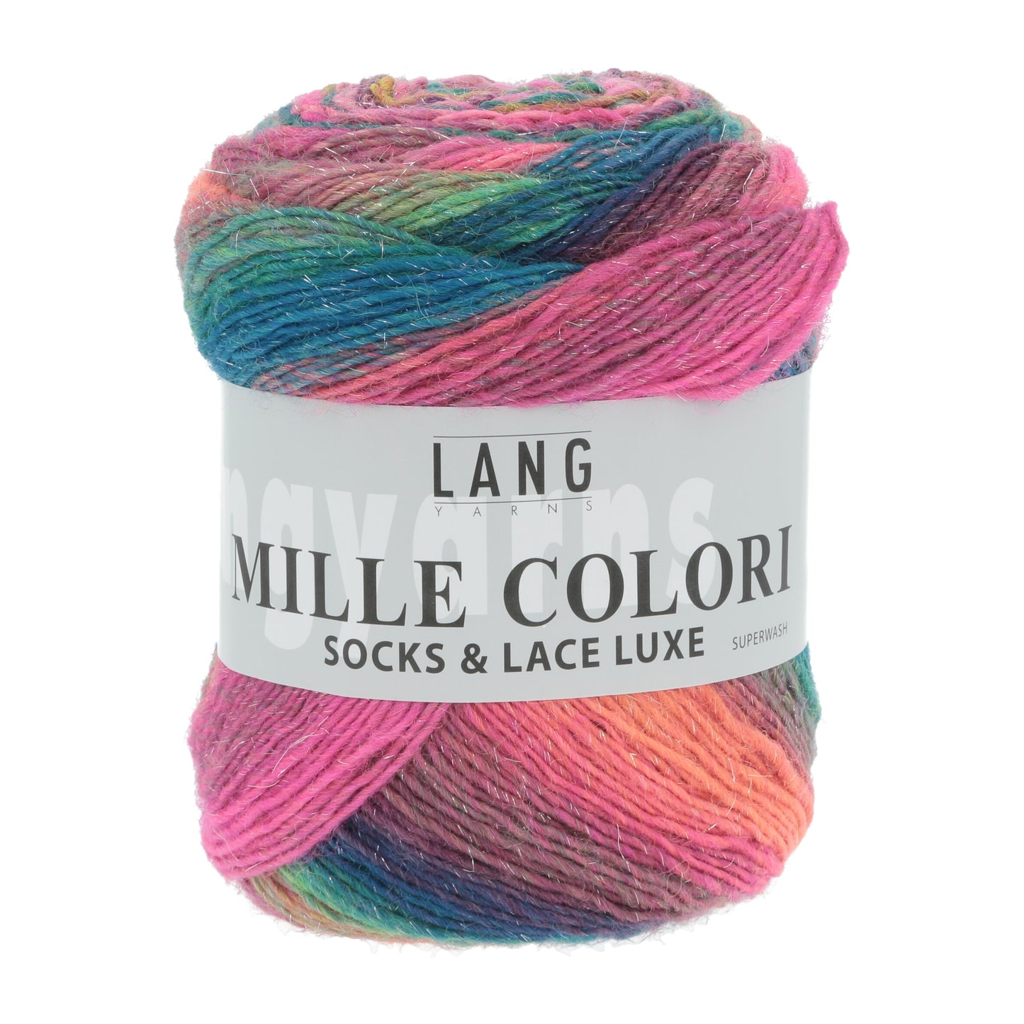 Lang Yarns Mille Colori Socks & Lace Luxe Rainbowwalk (0050)