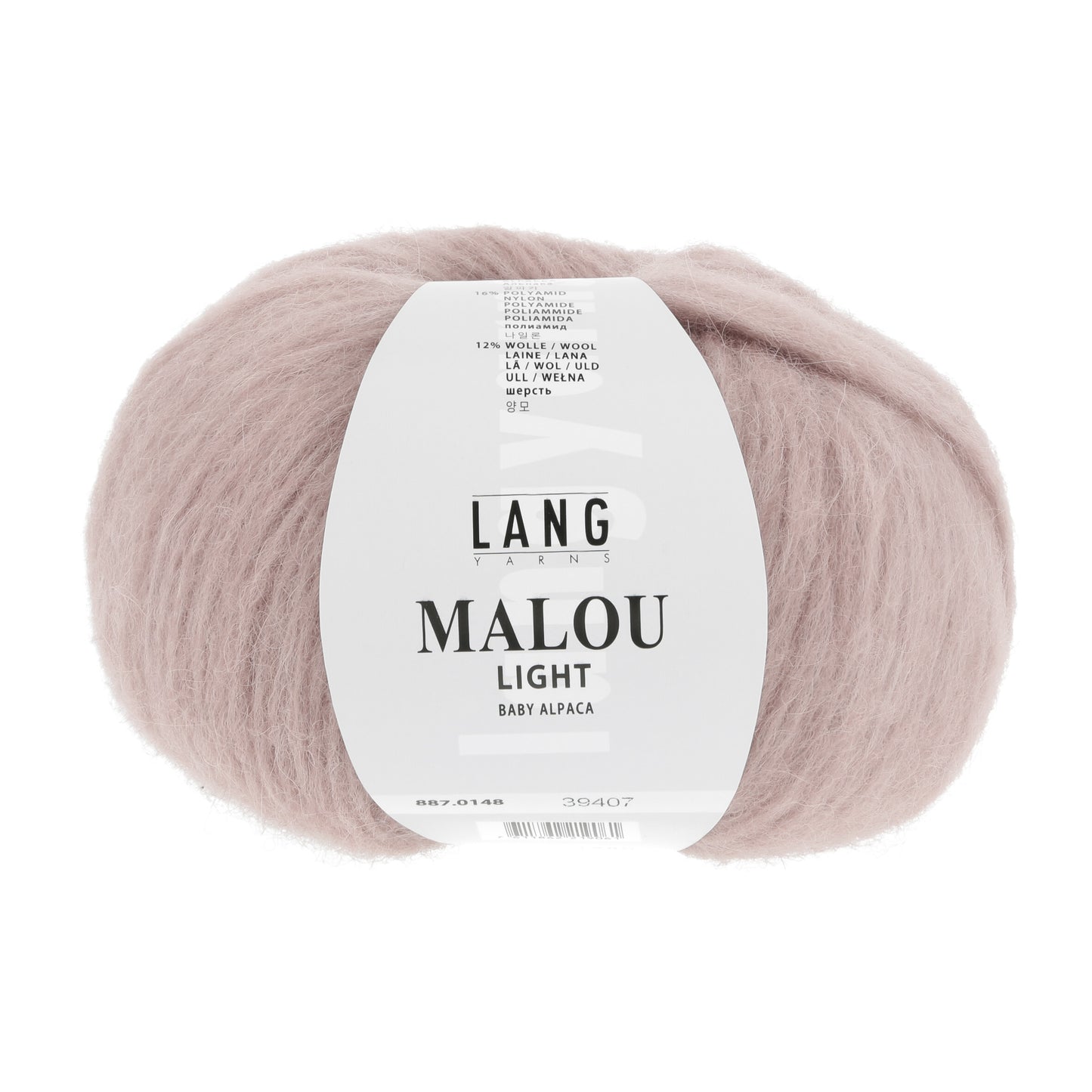 Lang Yarns Malou Light Pale Pink (0148)