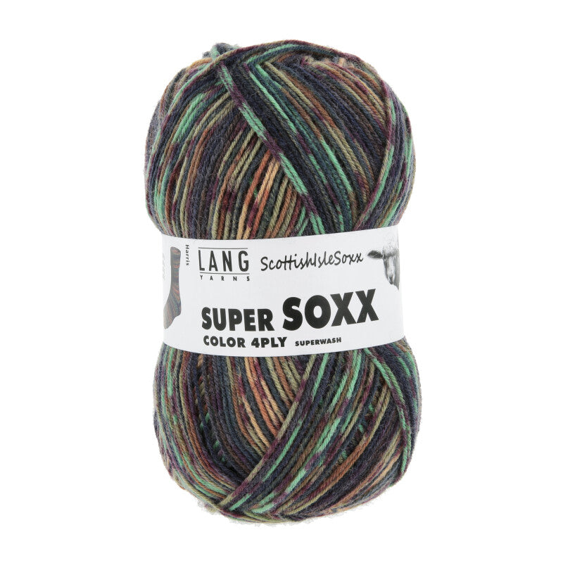 Lang Yarns Super Soxx Color 4PLY Scotishislesoxx Harris (574)