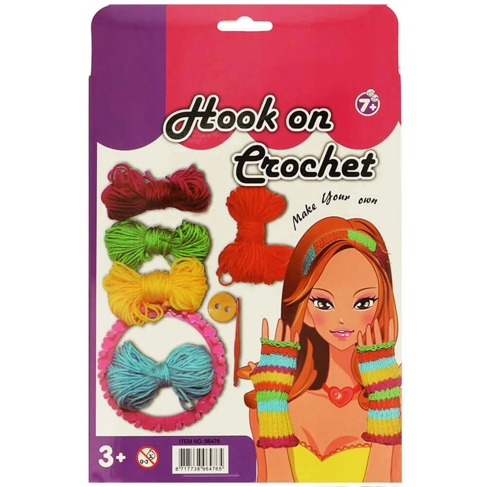 Breiringpakket voor kinderen handwarmers en haarband