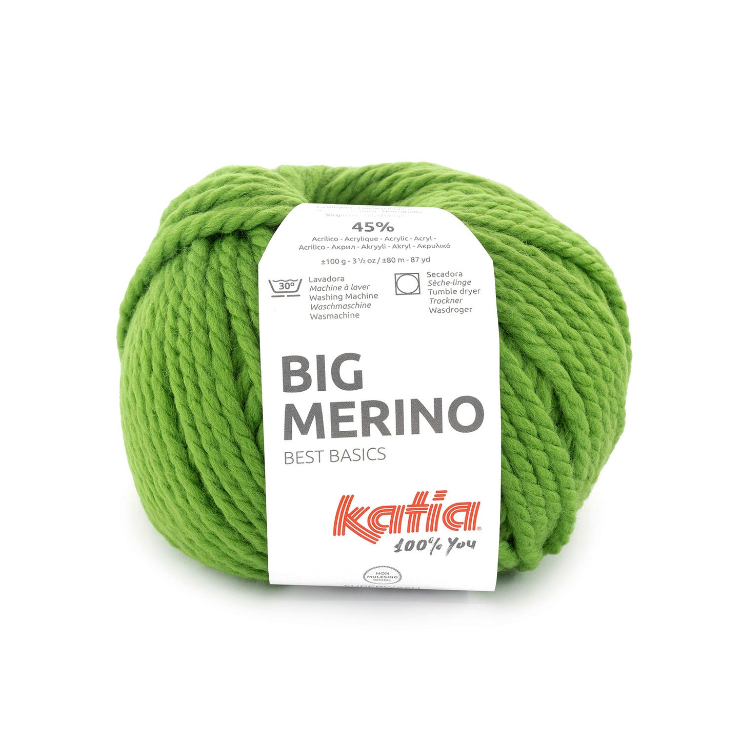 Katia Big Merino Green Grass (64)