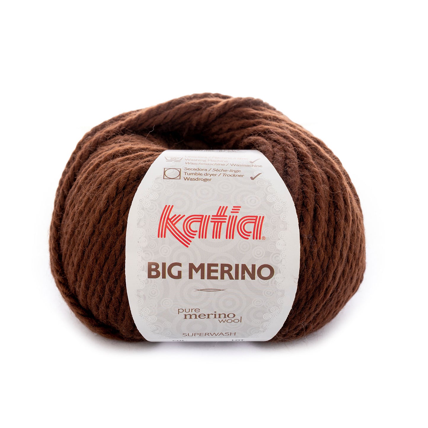 Katia Big Merino Dark Brown (7)