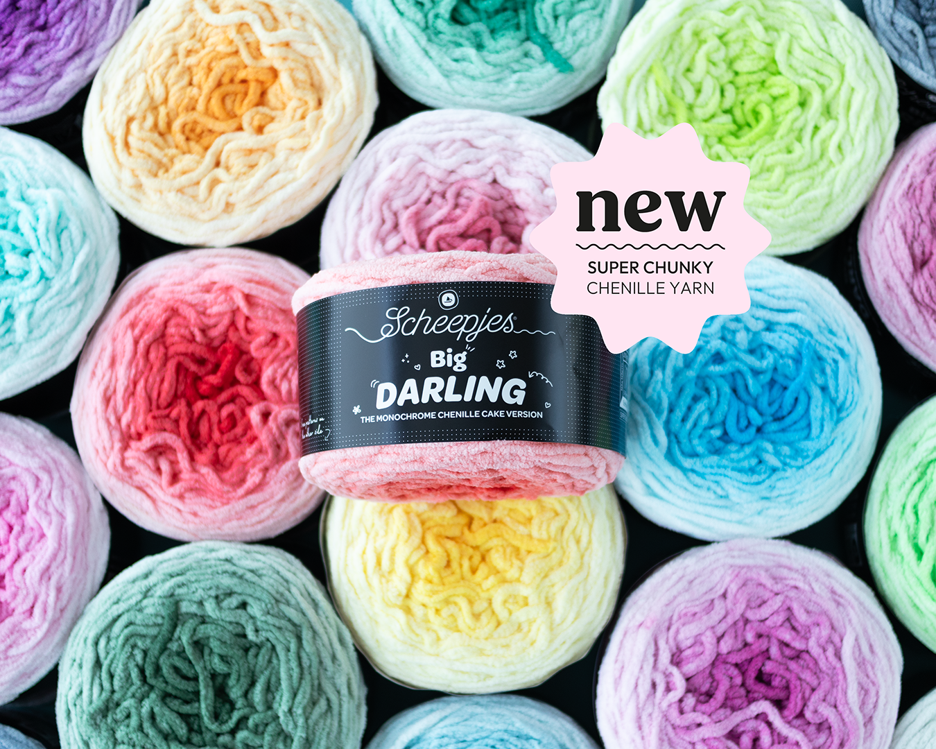 Scheepjes Big Darling Monochrome Cake 1x300g - 414 Dragon