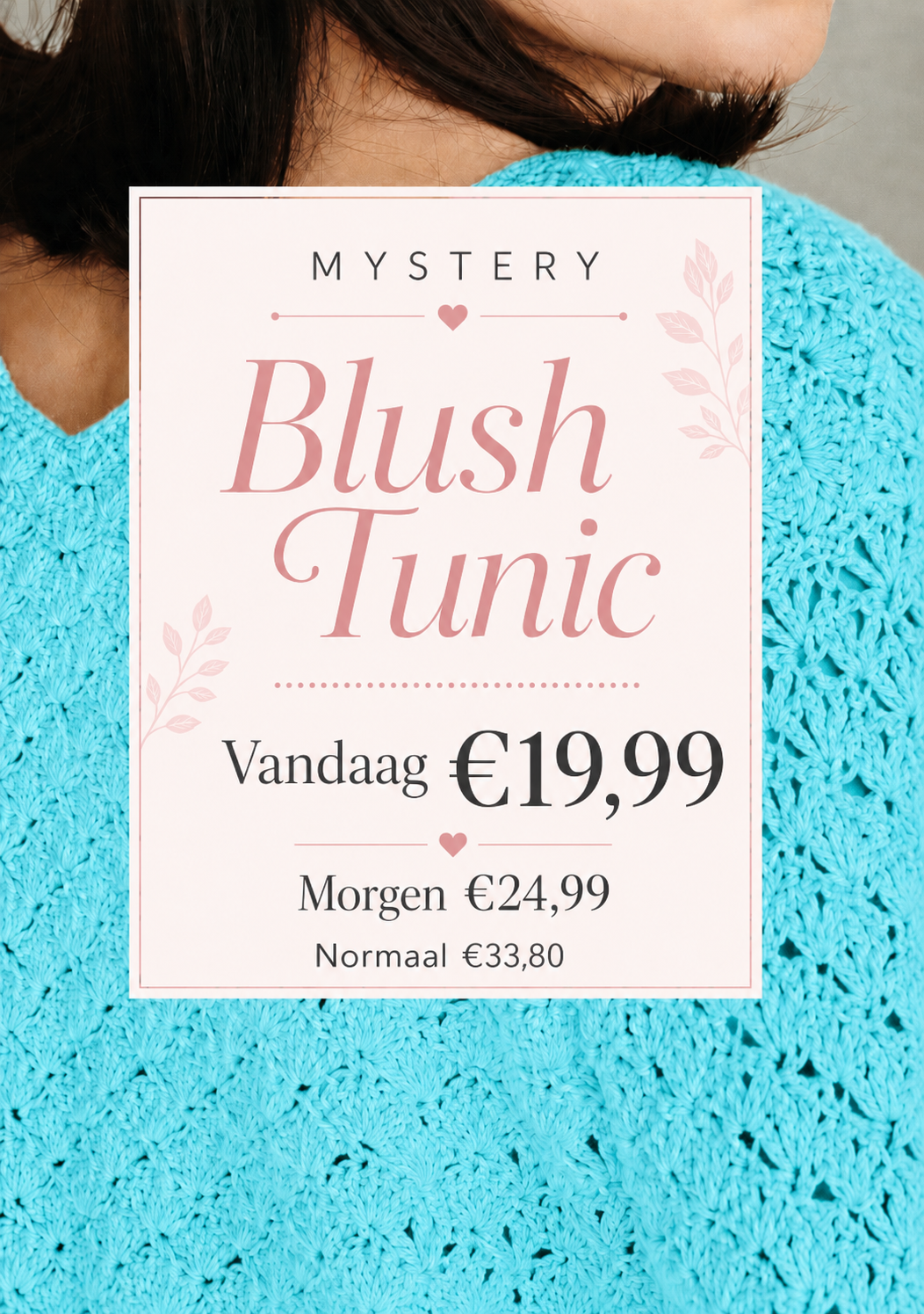 Mystery Blush Tunic (turquoise)