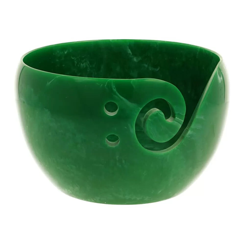 Scheepjes Yarn bowl Groen resin 13 x 8 cm