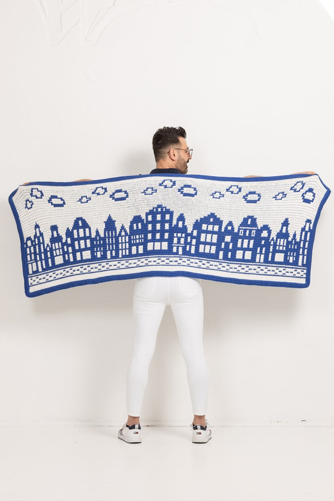 Grachtenpanden bedloper garenpakket (BUDGET)