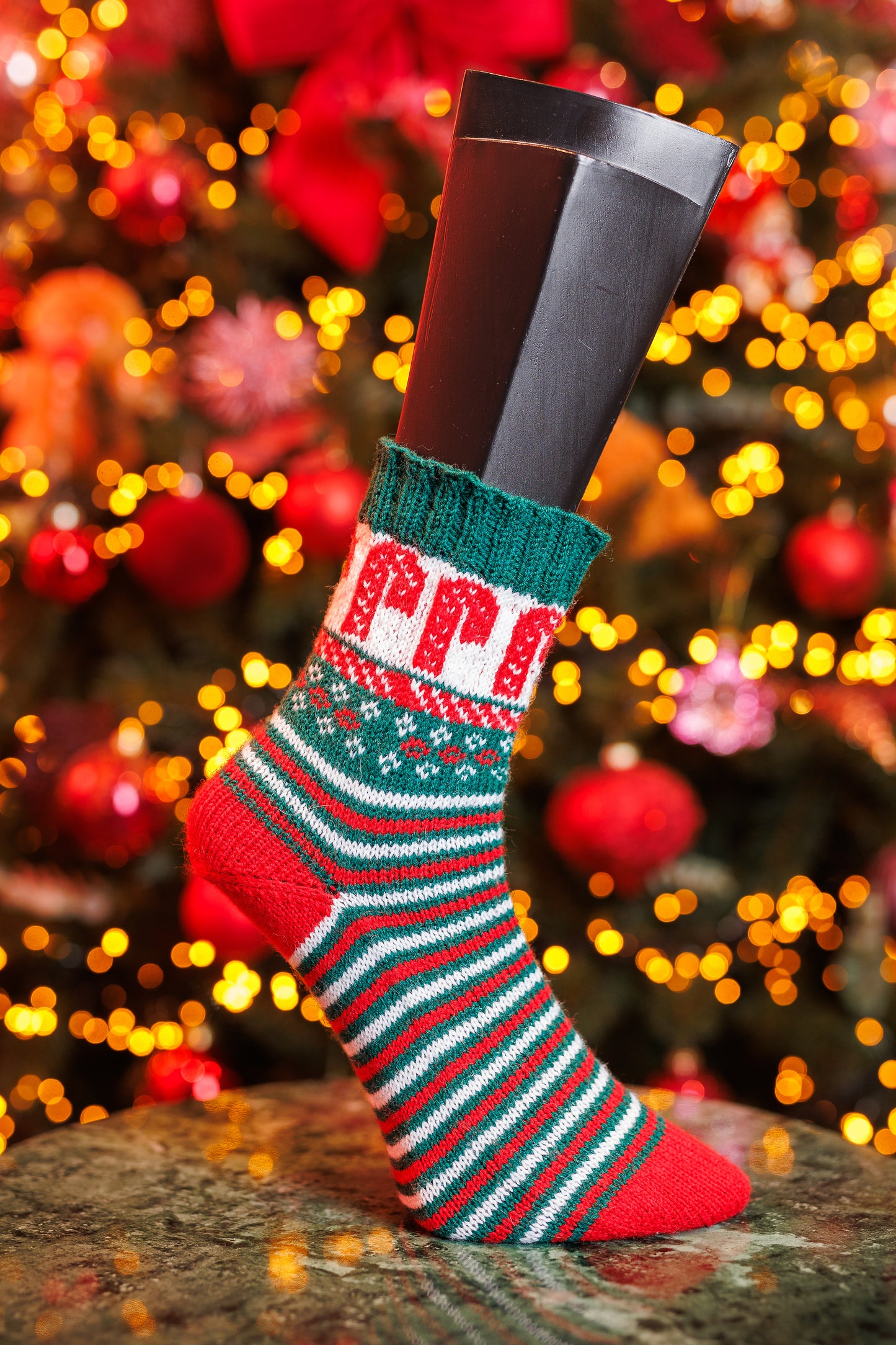 Candy Canes sokken pakket (BREIEN) by Mr. Cey (Kerstsokken)