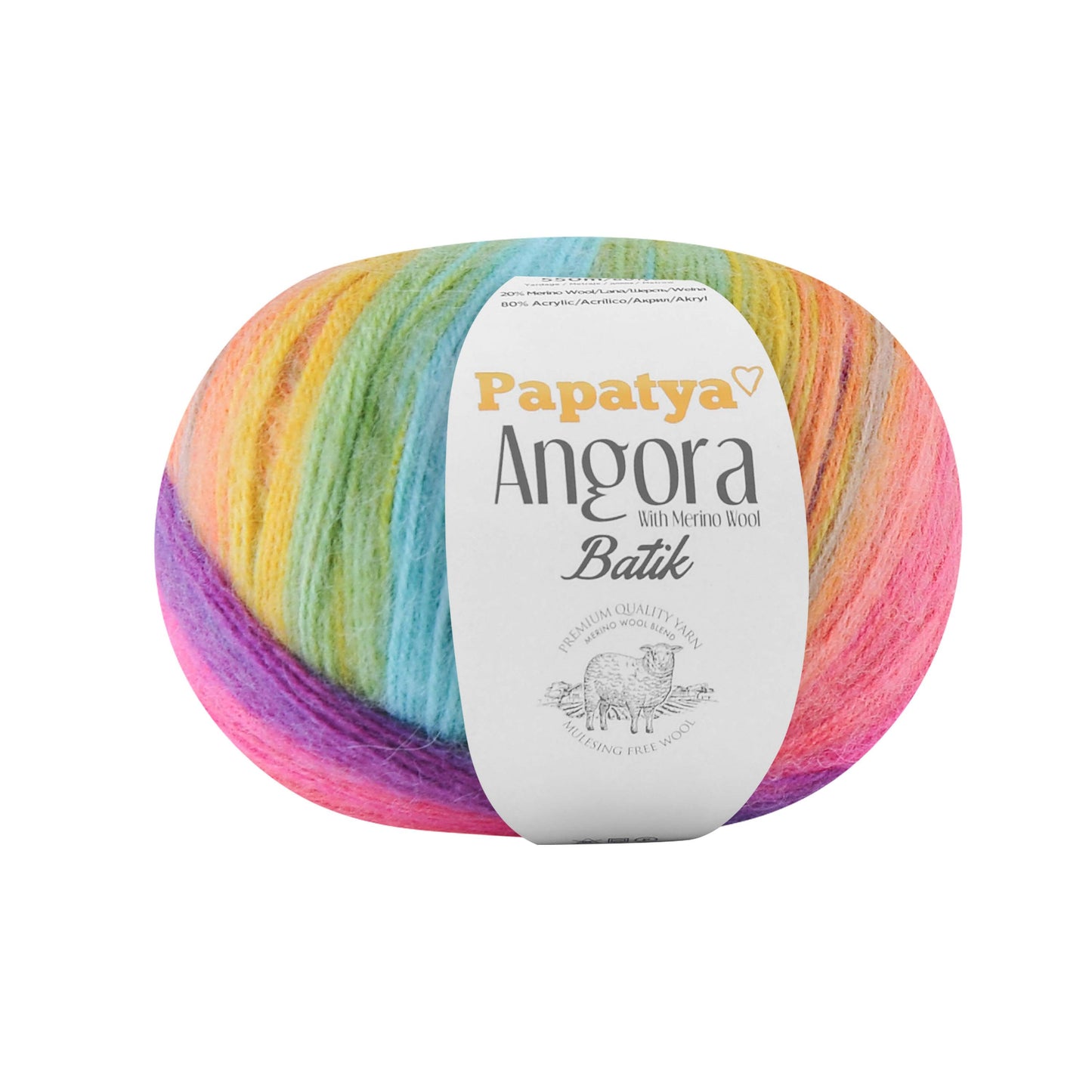 Papatya Angora Batik Rainbow (65)