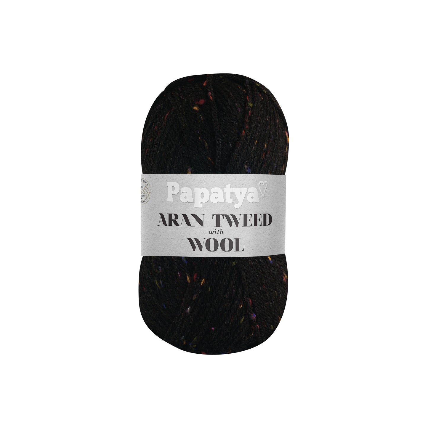 Papatya Aran Tweed with Wool Black (2000)